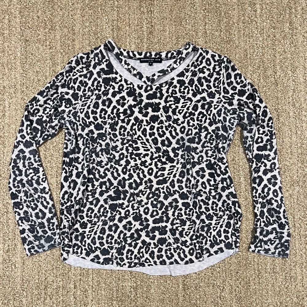 Generation Love Cheetah Print Long Sleeve